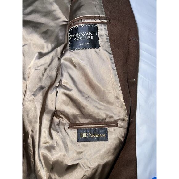 Fioravanti Couture Blazer Men’s Size 38S Brown 100% Cashmere 3 Button Office - Picture 13 of 16